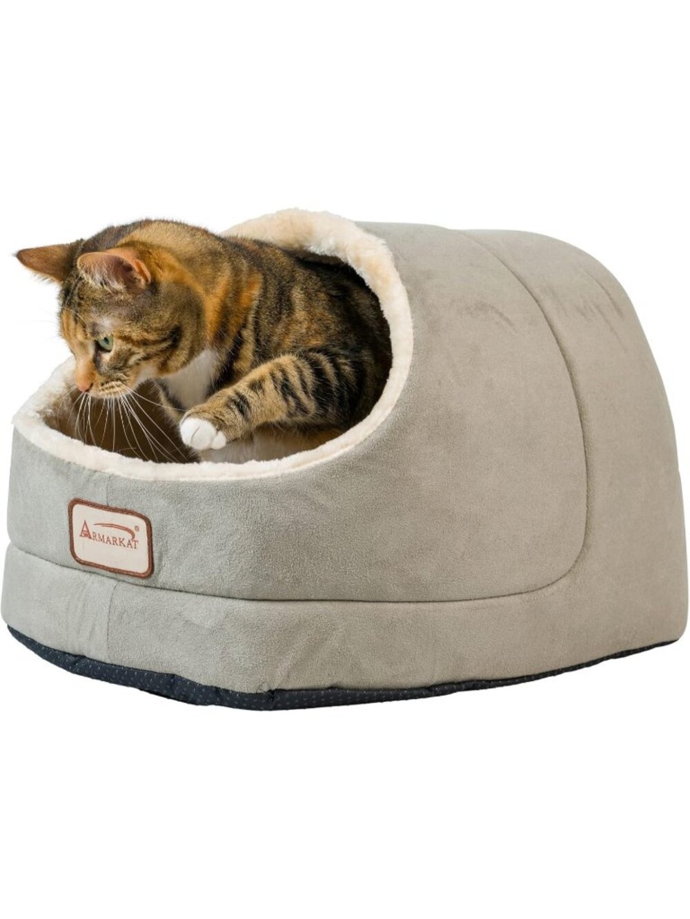 New Sage Green Cat Bed 18x14 Inch Soft and Comfortable Pet Bed for Cats